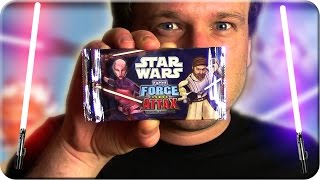 Star Wars Force Attax The Clone Wars 3 Booster Pack Unboxing Series 1