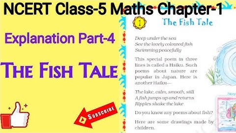 class-5 ncert #Maths chapter -1 #The FISH TALE Part -4
