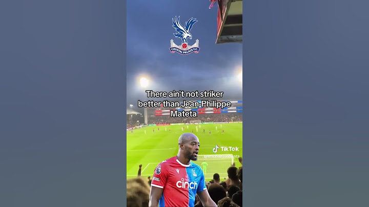 What a chant👏 #viral #fyp #crystalpalace #mateta #chant #trending