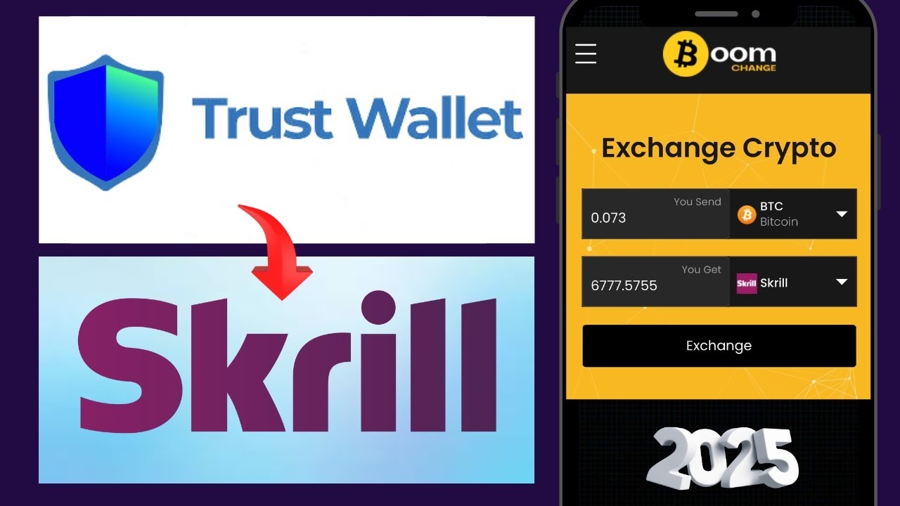 How to withdrawal Bitcoin from Trust Wallet to Skrill in 2025 - YouTube