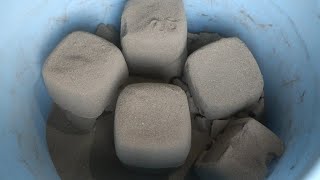 ASMR: super soft silky fine pure sand blocks dry crumble/tutorial result/super satisfying screenshot 3