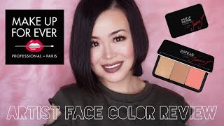 MAKE UP FOR EVER ARTIST FACE COLOR REVIEW | メイクアップフォーエバー新作のご紹介