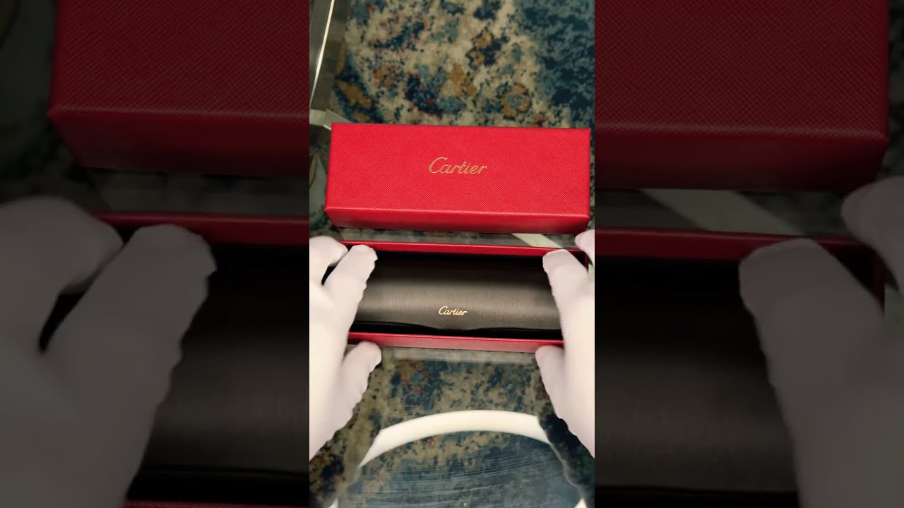 Cartier C Classics Unboxing Glasses