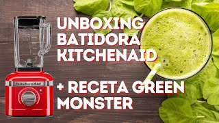 Unboxing batidora Kitchenaid K400 + receta smoothie Green Monster