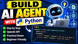 How to Build an AI Agent with Python 🤖 | Step-by-Step Practical Tutorial