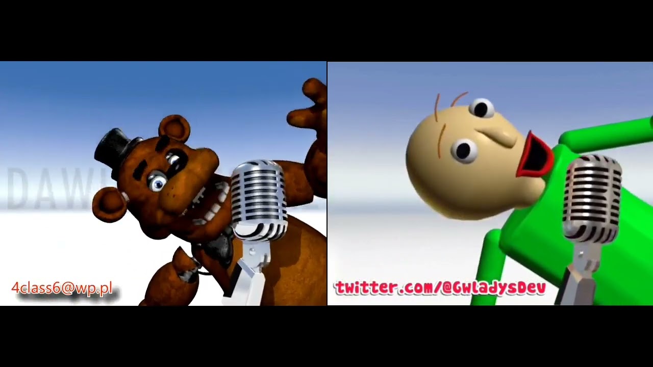 Gummy bear but is Freddy vs Baldi