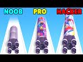 Rocket Stack 3D! NOOB vs PRO vs HACKER