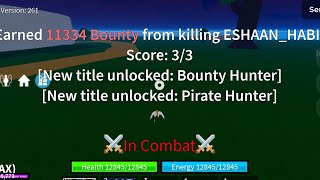 Finally got 5M Bounty!! , bounty hunting on mobile with portal and Shark anchor/ gravity cane