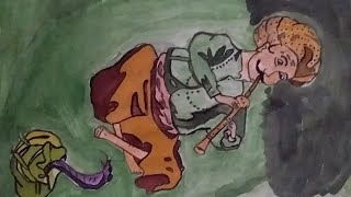 Kişi Ilə Ilan Çəkimi Hasand Çəkim Uşaqlar Üçün.