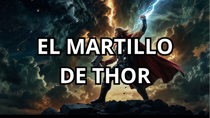 El MARTILLO de THOR 🔨 El ORIGEN del DIOS y PODER del TRUENO ⚡️ HISTORIA MITOLOGÍA NÓRDICA 📜 MJÖLNIR