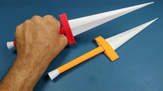 How To Make A Paper Dagger | How To Make An Easy Paper Knife