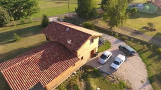 Maison Ossature Bois - Examen Toiture Par Drone