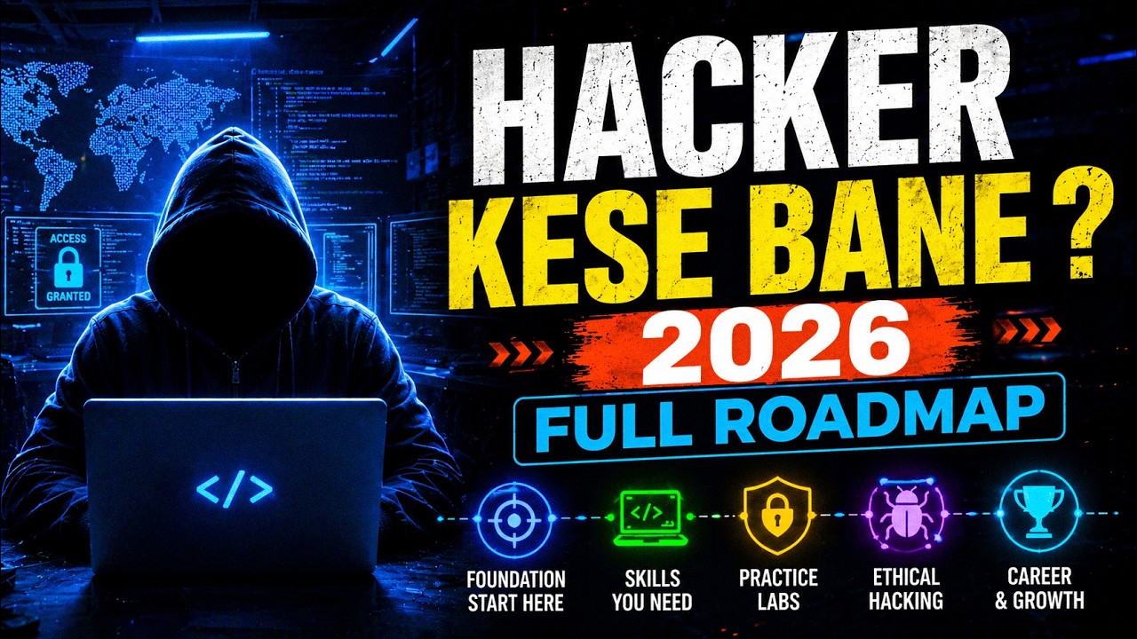 Hacker Kaise Bane 2026 | Complete Cyber Security Roadmap 2026 - YouTube
