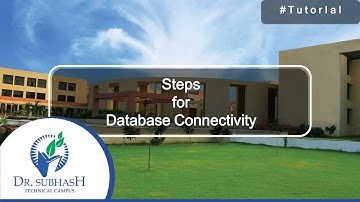 Unit1- 1.7 Steps for java database connectivity