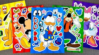 [🎁paper diy🎁] MICKEY MOUSE Sticker Book 🐹🐁 A Magical Collection with Donald Duck, Goofy and Pete screenshot 5