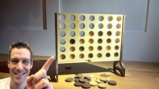 The Best DIY Connect Four Game! - Plans Available!!