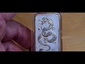 Perth Min Lunar Dragon Bar 1 oz 2024. Don't get confused by these other bars!