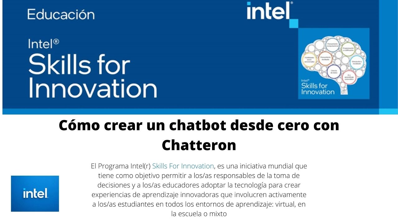 Cómo crear un chatbot desde cero con Chatteron - YouTube
