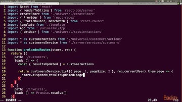 Redux – End to End : Preloading Data with Server Side Rendering | packtpub.com
