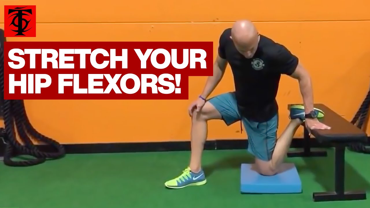 Rear Foot Elevated Hip Flexor Dynamic Stretch YouTube