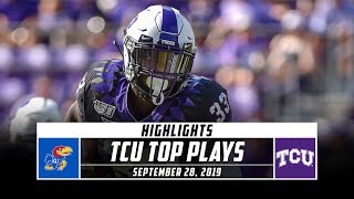 TCU Football Top Plays vs. Kansas (2019) | Stadium