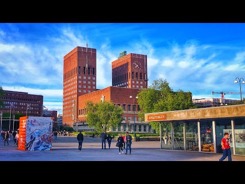 Oslo - Norway -  Rådhus - Tour of the Oslo City Halll , FPV , EN