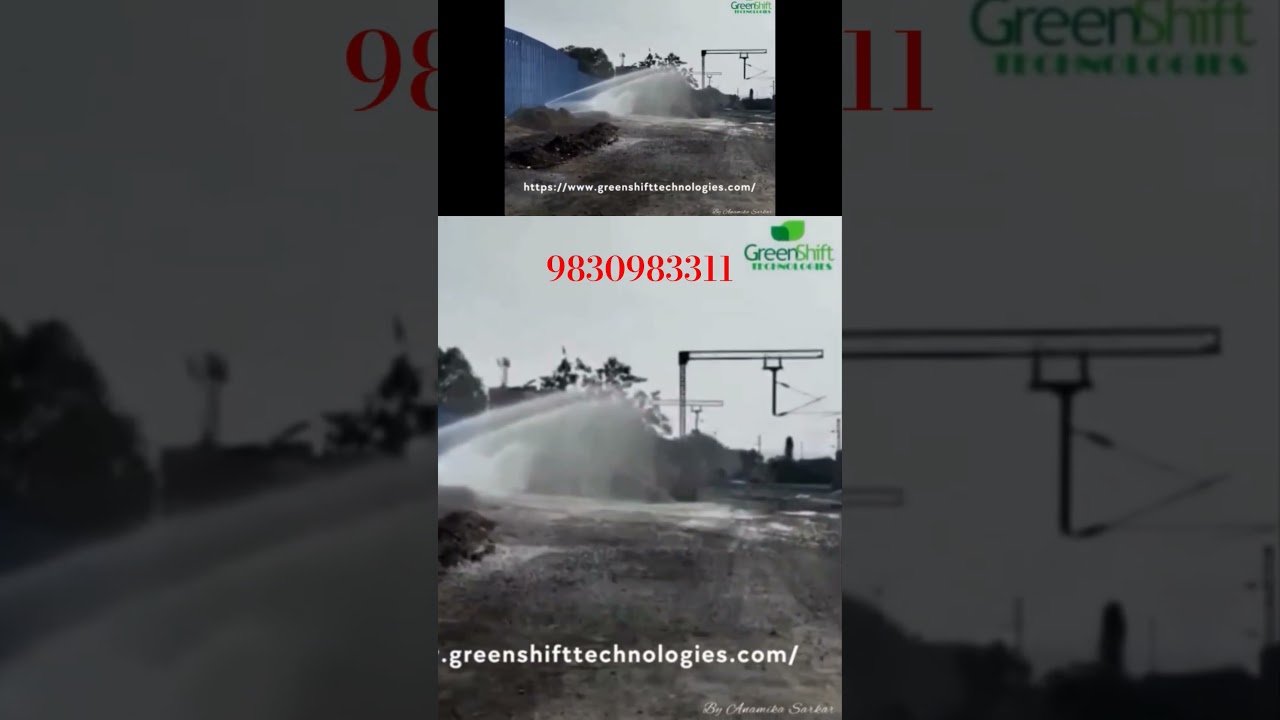 yard sprinkler dust suppression system by GREENSHIFT TECHNOLOGIES 