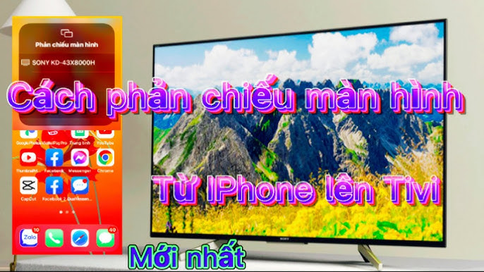 5. Các phương pháp khác để kết nối iPhone với Tivi Sony