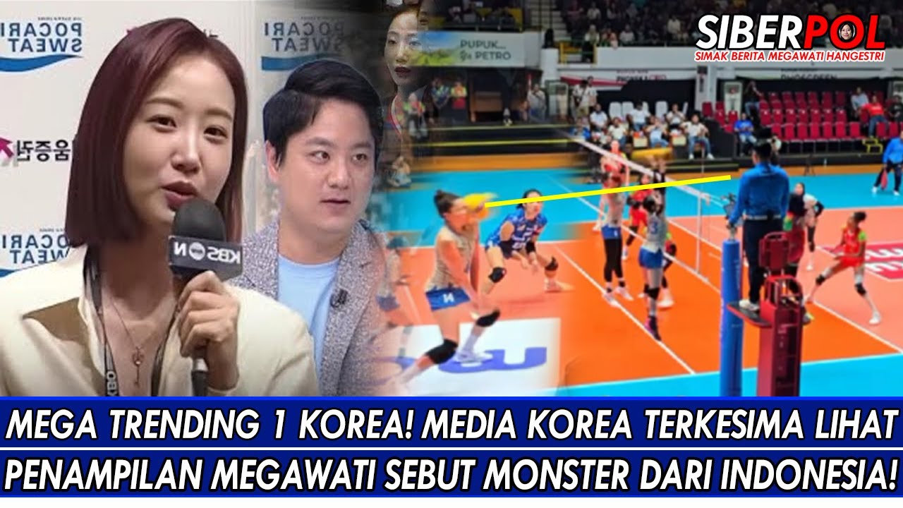 MEGA TRENDING 1 KOREA🔥MEDIA KOREA TERKESIMA LIHAT PENAMPILAN MEGAWATI SEBUT MONSTER DARI INDONESIA!