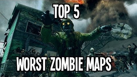 Top 5 Worst Zombie Maps In COD History | BO2 Zombies Gameplay