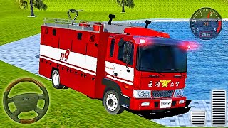 3D Driving Class (Fire Truck) New Car Unlocked - Best Android Gameplay #5 screenshot 2