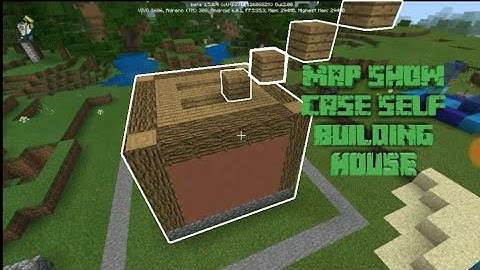 ✔Minecraft PE: Map Showcase Self Building House!