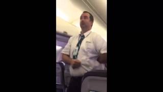 Hilarious Westjet Flight Attendant Safety Demo Leaves Passengers In Stitches VIDEO