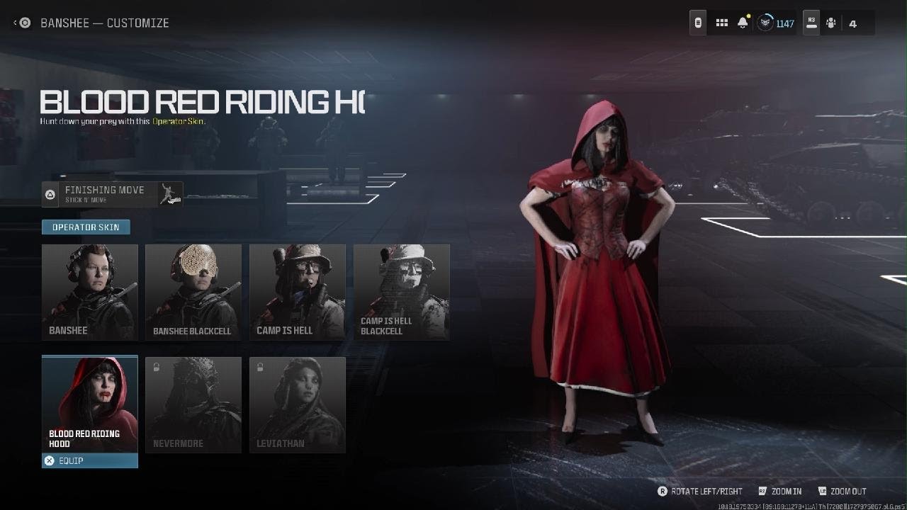 Red Skin Cod Call of Duty: Warzone / Plugatory - UNLOCKED THE BLOOD RED RIDING HOOD ...
