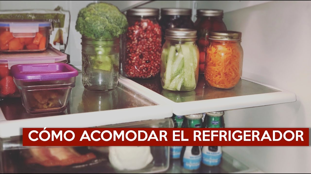 ¿Cómo acomodar el refrigerador?