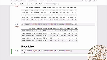 PANDAS: 3. Pivot Table