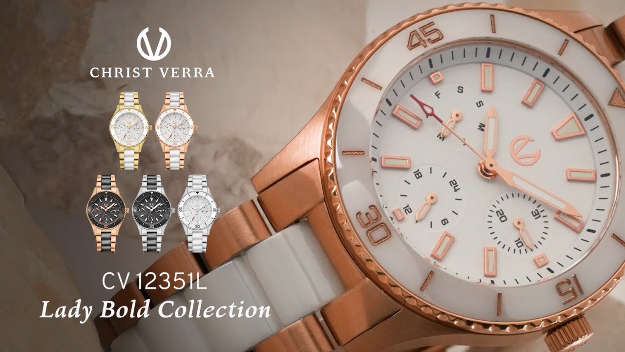 Where Strength Meets Sophistication | Lady Bold Series CV12351L – Jam Tangan Wanita Bold & Elegan
