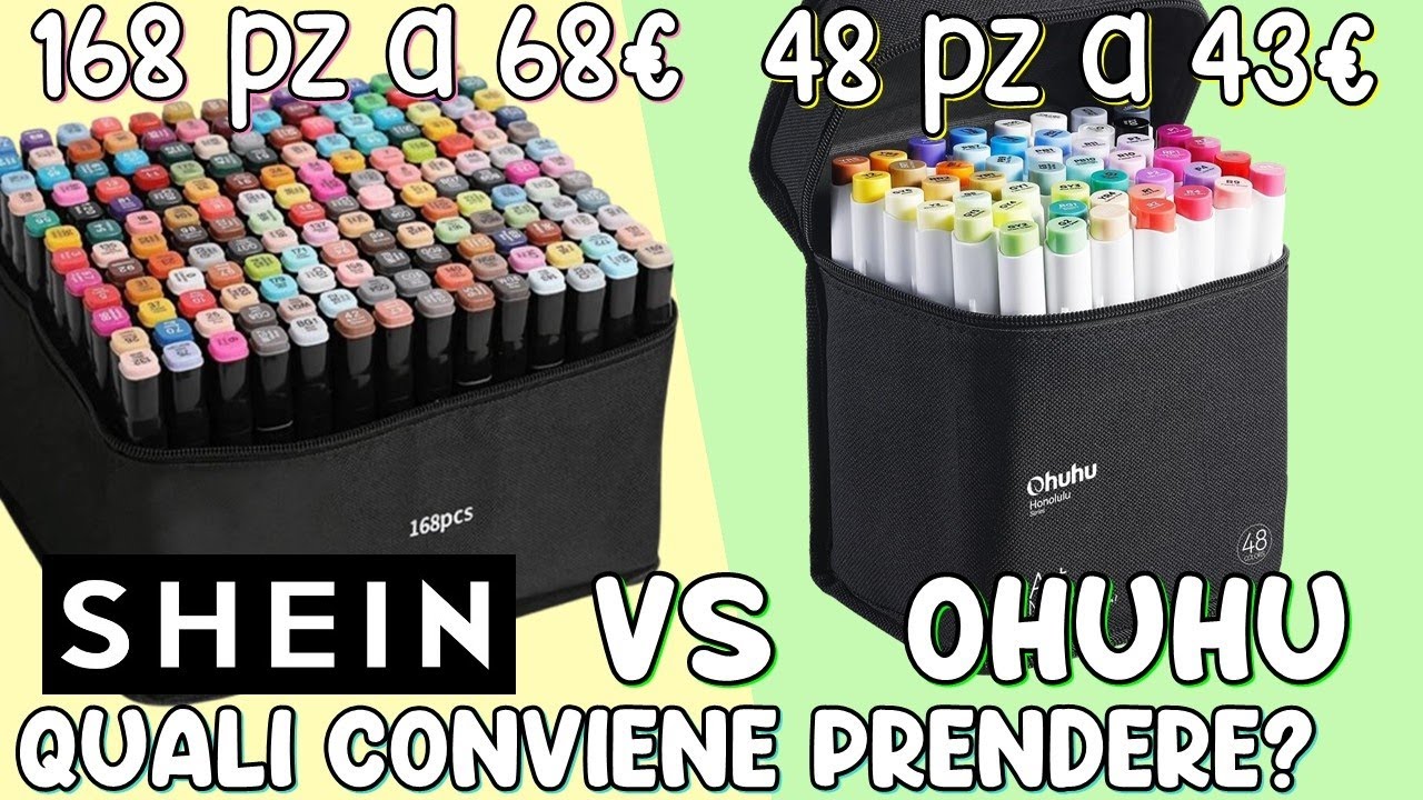 Pennarelli ad alcool di SHEIN, ne vale la pena?🖌️