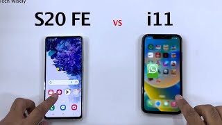 SAMSUNG S20 FE vs iPhone 11 in 2023 - Speed Test