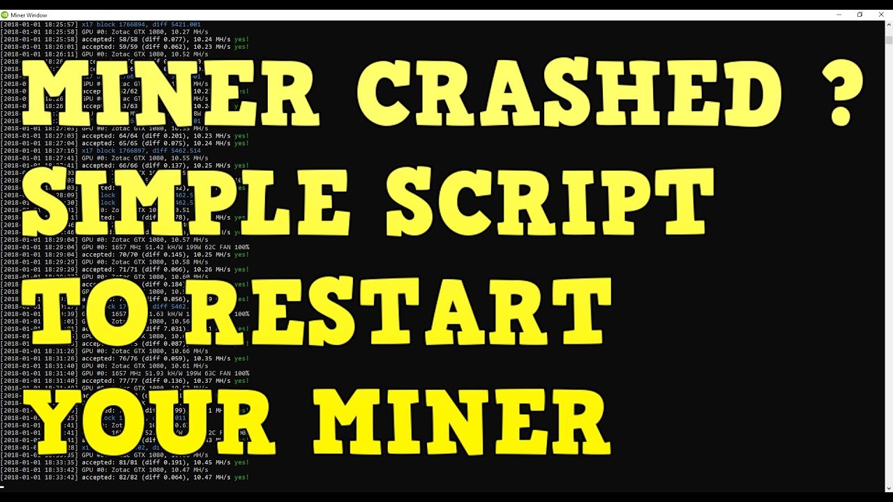 Restart script