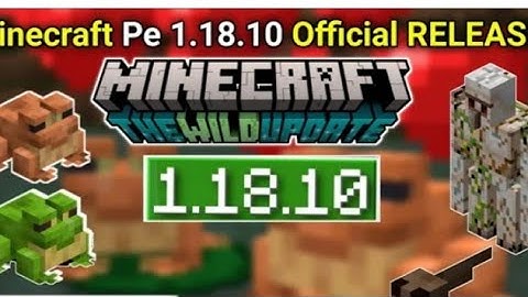 😍 Minecraft Pe 1.18.10 Official Version Released | Now Java features Available 1.18.10 mediafire