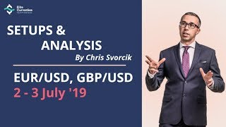 EUR/USD, GBP/USD Analysis & Setups 2-3 July '19