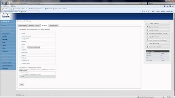 Course Navigation Menu in CANVAS