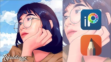 [ VEXEL Art ] Autodesk sketchbook & Ibis paint X ( Time lapse ) menggambar digital android