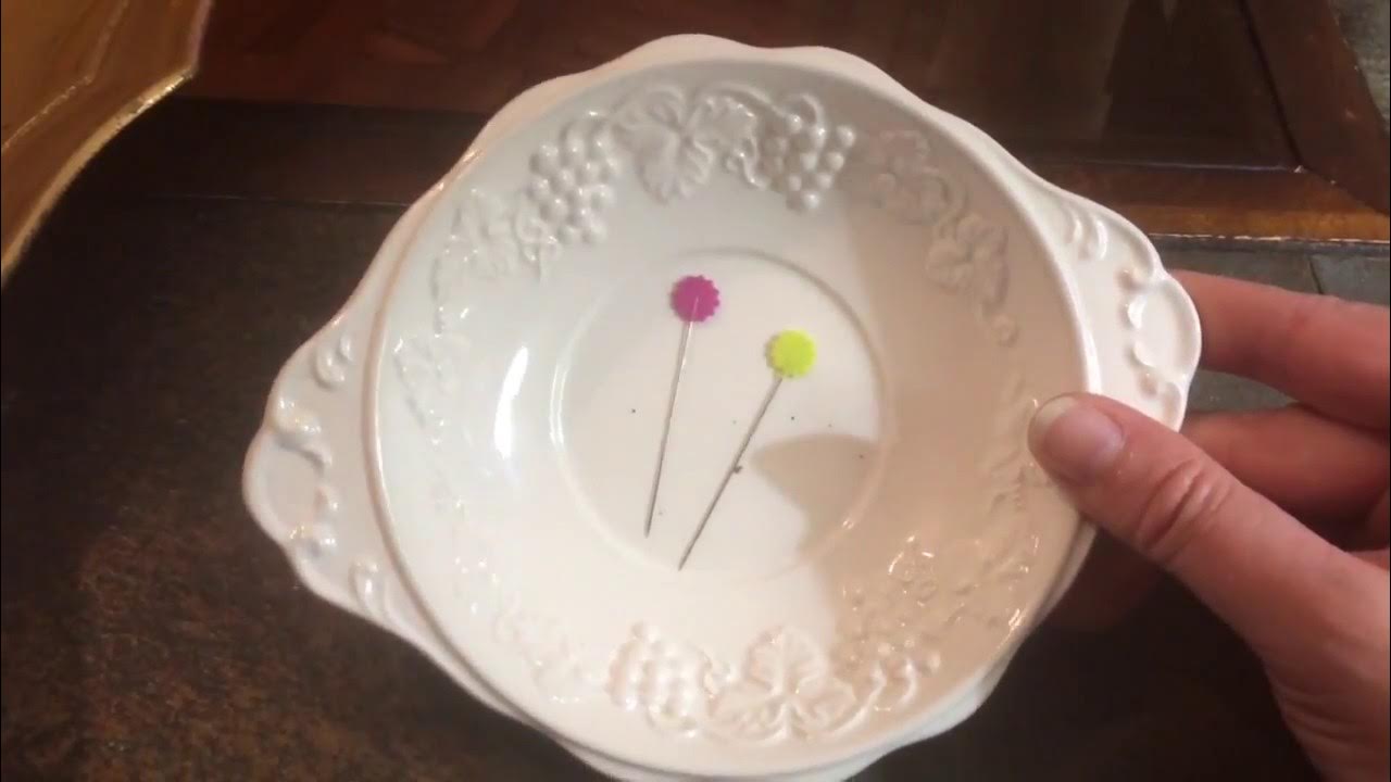 DIY Magnetic Pin Cushion or Bobby Pin Holder Demo 