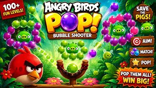 Angry Birds POP! – Bubble Shooter 🔥🐷🎯#shortvideo  screenshot 5