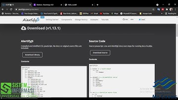 Menggunakan JavaScript Library Untuk Alert| Kuis Kecil 8 Bahasa Pemrograman