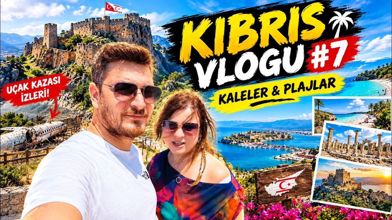 KIBRIS'IN DAĞLARINDAKİ GİZEM VE DEV ANTİK KENT! 🏰 Uçak Kazası, Kantara & Salamis | Kıbrıs Vlogu #7