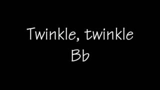 Video thumbnail of "Twinkle, twinkle little star (Backing track in Bb, bluegrass-style)"