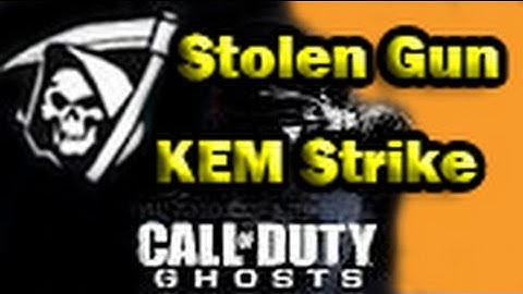 COD Ghosts: Stolen Weapon 30 Gunstreak KEM Strike (Solo Dub KEM Fail)